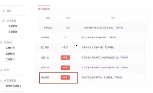 头条号怎么开通原创号,头条号原创号开通全攻略